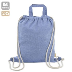 Bolsa mochila de algodón reciclado "agra"