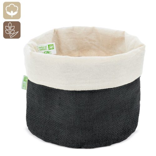 Panera de algodon y jute natural - Imagen 6