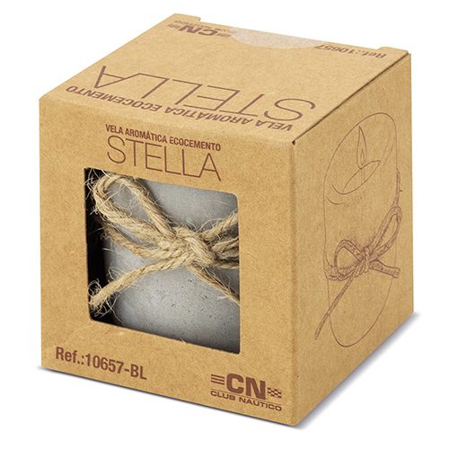 Vela aromática ecocemento "stella" - Imagen 11