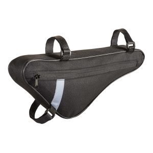 Bolsa para bicicleta en poliéster 600D, con velcro y banda reflectante