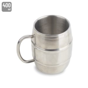 Jarra acero inoxidable doble capa 400ml "olof"