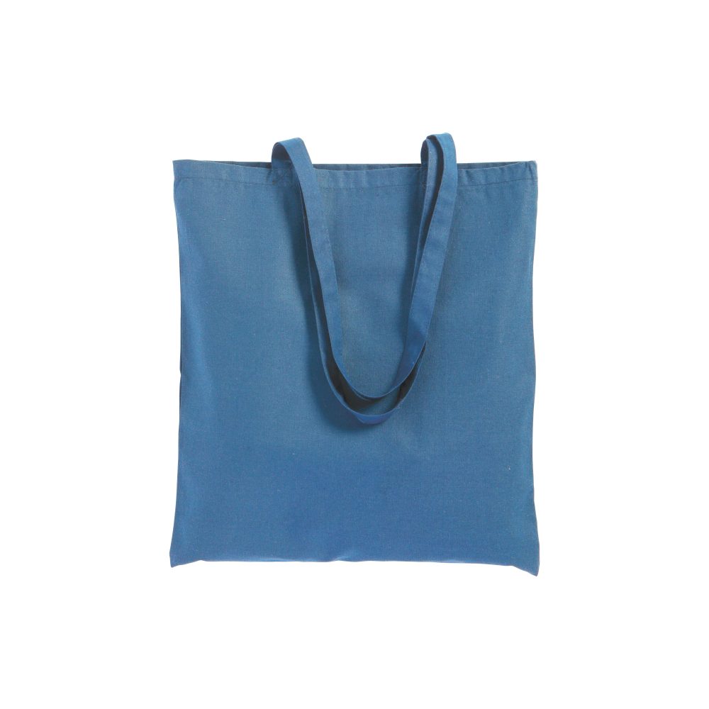 Bolsa de algodón/poliéster reciclado 180 g/m2, asas largas - Imagen 2