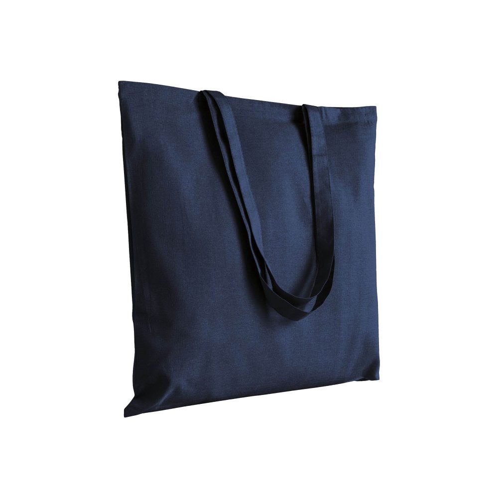 Bolsa de algodón reciclado, 120 g/m², con asas largas. - Imagen 7