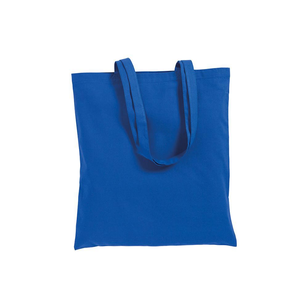 Bolsa shopper de color liso en algodón reciclado de 140 g/m2. Certificado GRS - Imagen 11