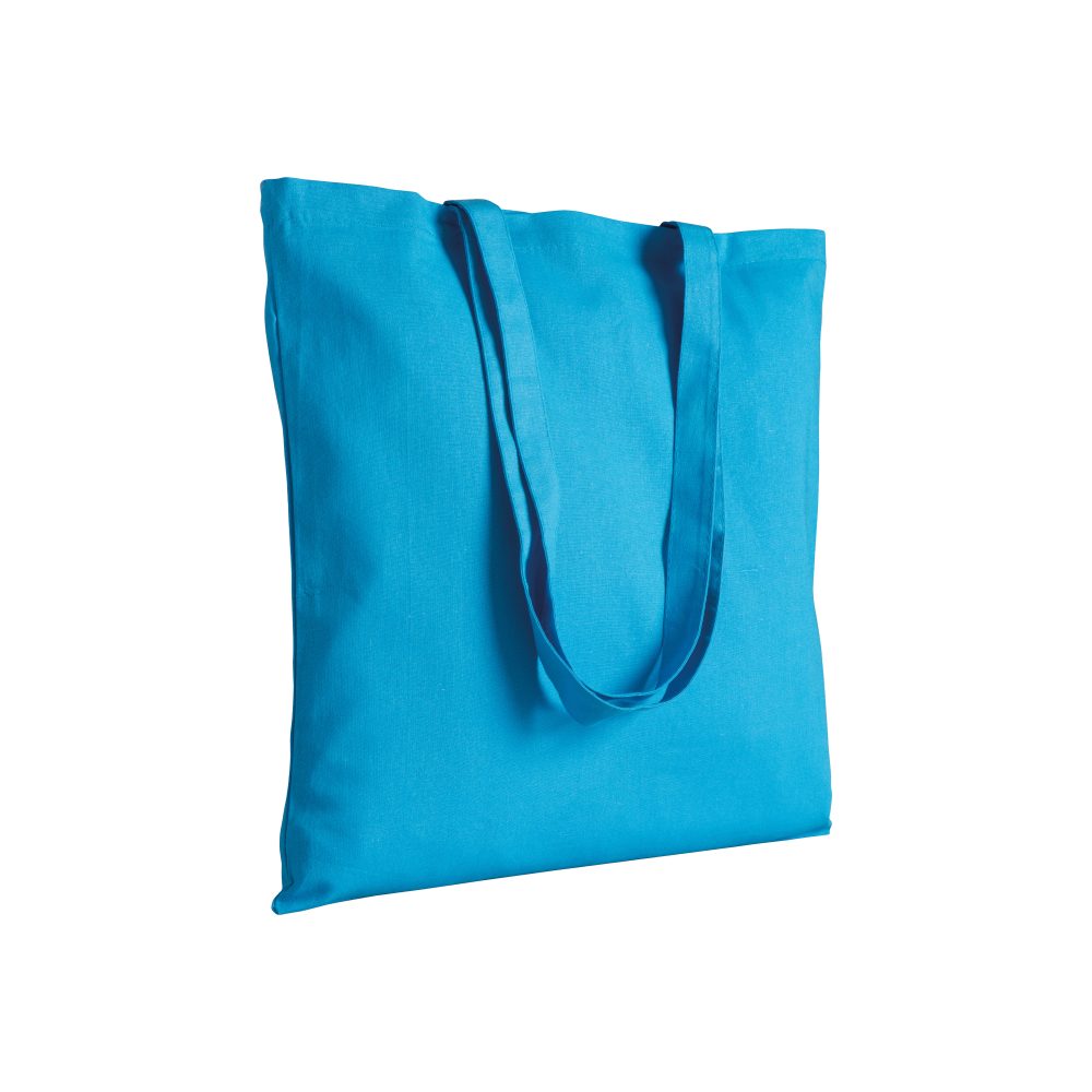 Bolsa shopper de color liso en algodón reciclado de 140 g/m2. Certificado GRS - Imagen 7