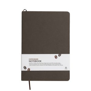 Cuaderno con cubierta de residuos de frutas y cierre elástico