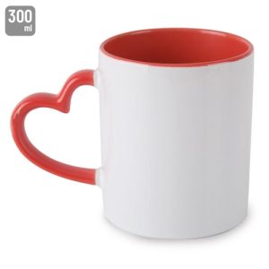 Mug sublimacion "corazon"
