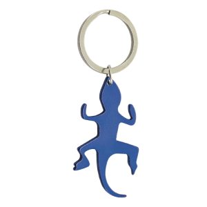 Llavero aluminio "lagarto ibiza"