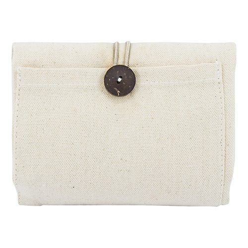 Bolsa de algodon plegable con bolsillo "nadia" - Imagen 3
