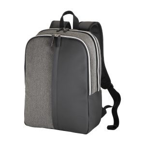 Mochila  para Portatil en piel ecologicay algodon