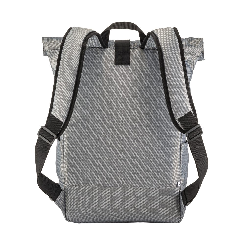 Mochila para portátil de poliéster reciclado con tinte ecológico - Imagen 3