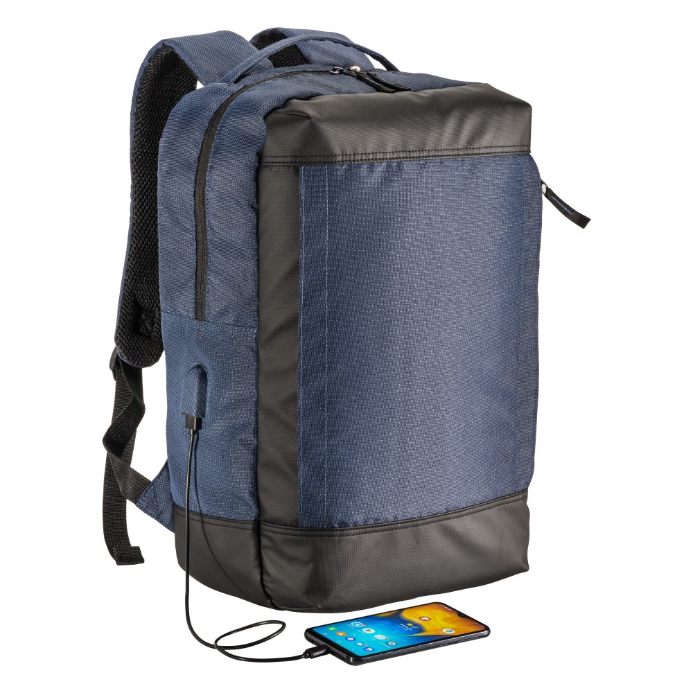 Mochila para portátil de poliéster reciclado con tinte ecológico - Imagen 4