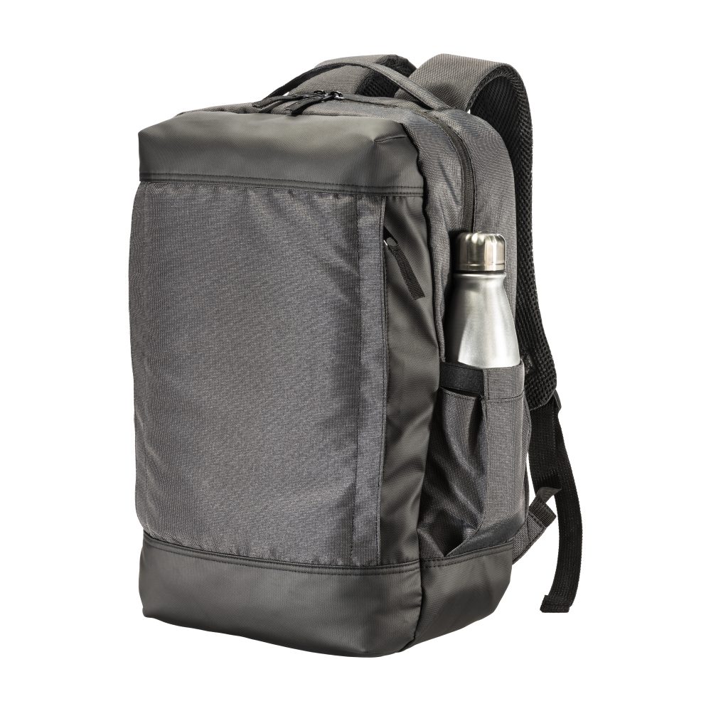 Mochila para portátil de poliéster reciclado con tinte ecológico - Imagen 3