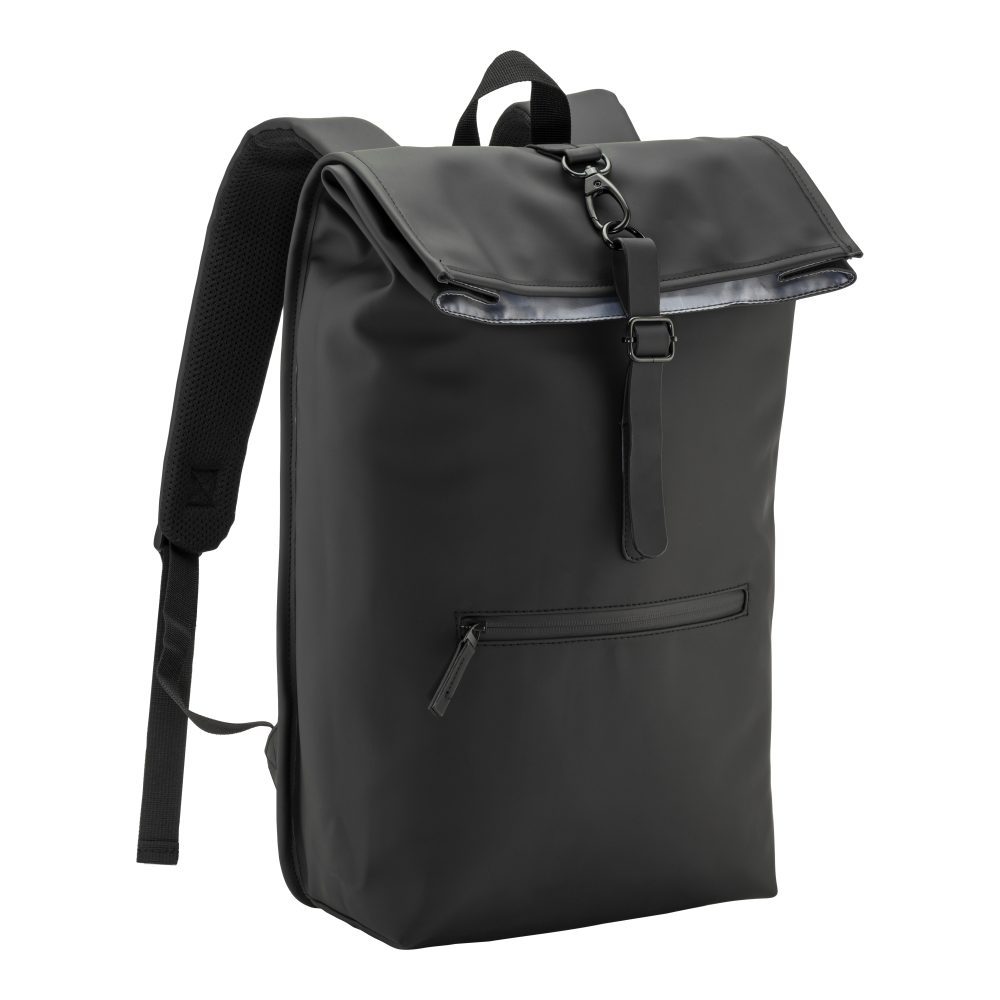 Mochila porta PC (15) en suave PU reciclado resistente al agua - Imagen 5