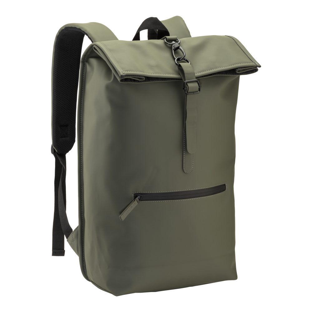 Mochila porta PC (15) en suave PU reciclado resistente al agua - Imagen 2