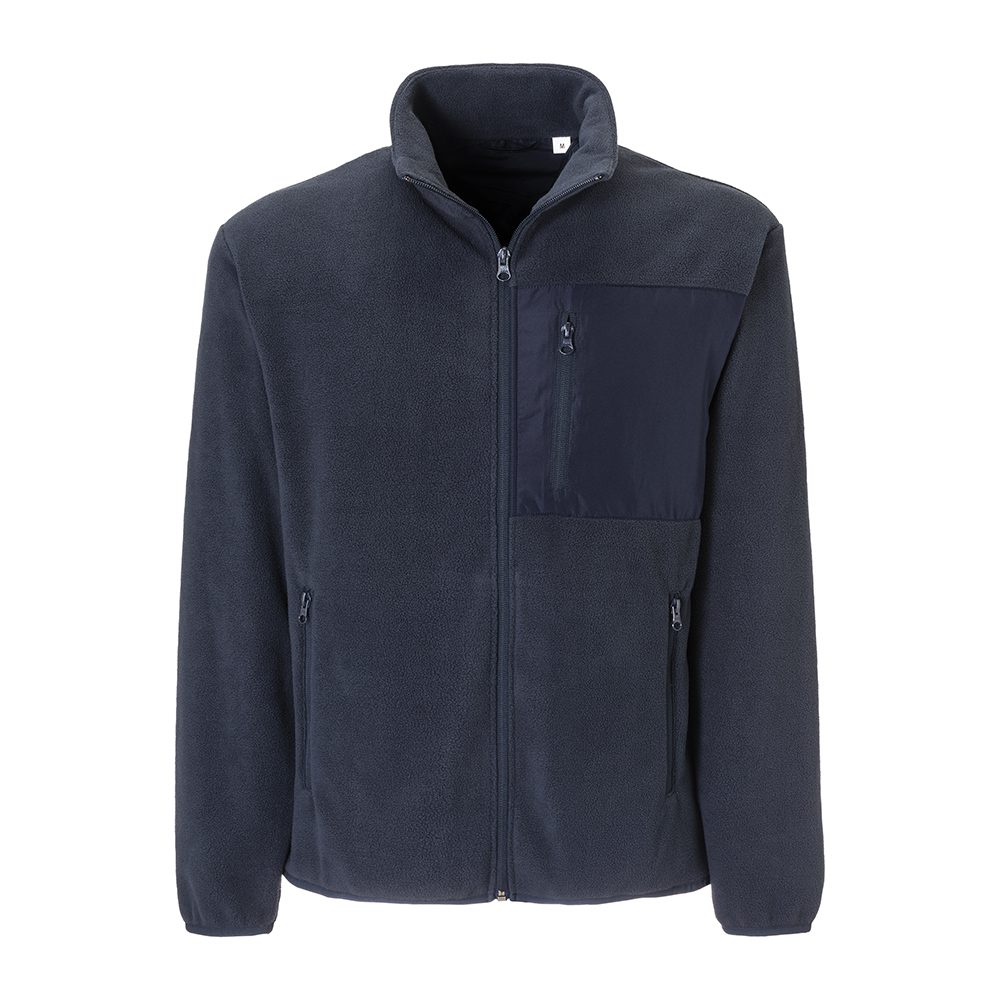 Sudadera unisex de micropolar en tejido de 240 g/m2 (100% poliéster reciclado)