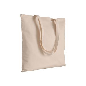Bolsa de algodón, asas largas