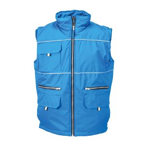 Chaleco acolchado e impermeable.
