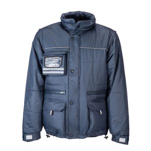 Chaqueta acolchada de poliéster.