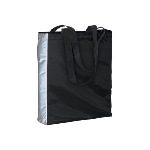 Bolsa shopper de poliéster con lado reflectante